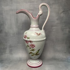 Grande aiguière vase faience