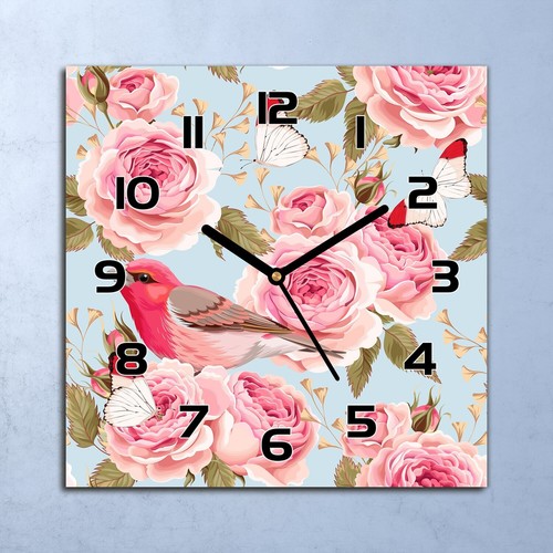 Horloge murale design verre - horloge,