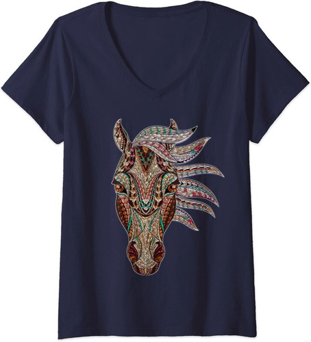Horse tribal abstract art - tribal,