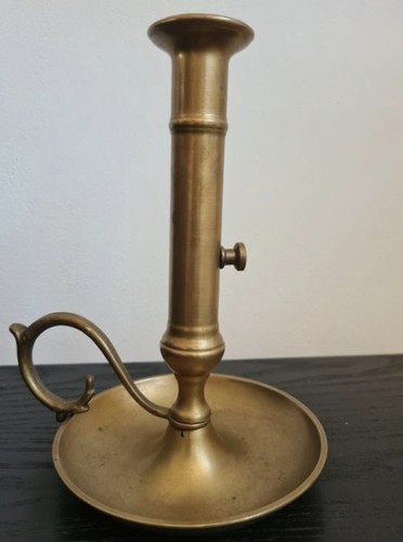 Bougeoir ancien cuivre - bougeoir,