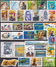 FRANCE collection de plus de 80 timbres gommés différents oblitérés (en €)