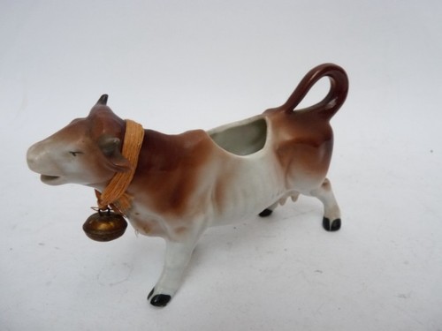 Pot crème porcelaine vache - pot,