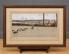 Scène de chasse à courre