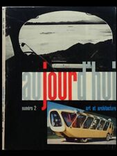 AUJOURD'HUI ART ARCHITECTURE 2 1955 ELLWOOD, MOLLINO, BERTOIA, MUSEES, SARFATTI
