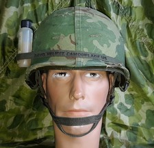 CASQUE US M-1C PARA US ARMY VIETNAM 1968