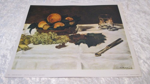 Ancienne lithographie manet - ancienne,