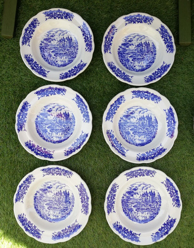 Assiettes creuses anciennes - , en