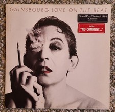 Serge Gainsbourg  Love On The Beat "Sorry Angel" LP 33T Fra 1984, Rare Stickers