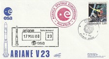 ESA Enveloppe 1988 Fusée