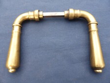 2 Poignées béquilles laiton massif Porte d'intérieur Carré de 7 Occasion