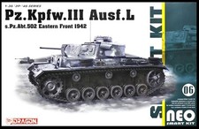 DRAGON - Maquette à assembler et à peindre - PANZER Kpfw.III Ausf.L Pz.ABT502...