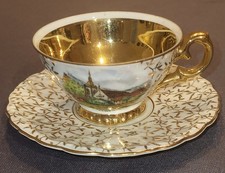 RARE  TASSE CAFÉ ANCIENNE MANUFACTURE  ROYALE  Allemande Porcelaine fait main