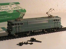 locomotive électrique HO HORNBY 638/TYPE BB16009 VERTE.ECLAIRAG AVANT