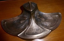 Emile Désiré Lienard encrier en bronze art nouveau