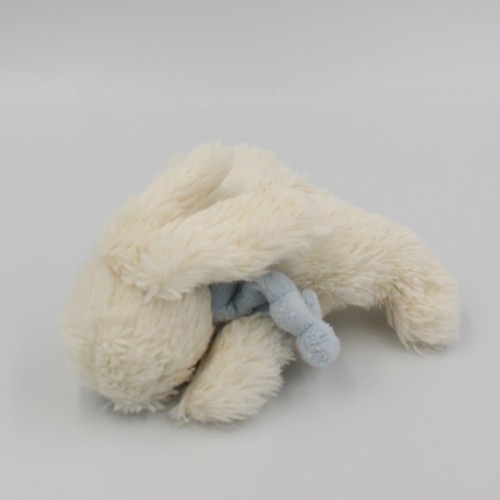 Mini doudou lapin blanc écru - doudou,