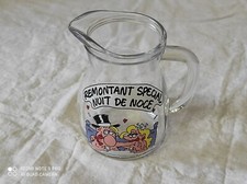 Petit Pichet en verre Humoristique " Nuit de noce " de 25 cl