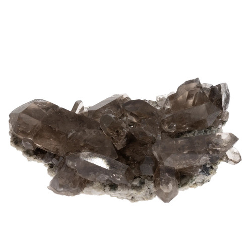 Druse quartz fumé sur - de,