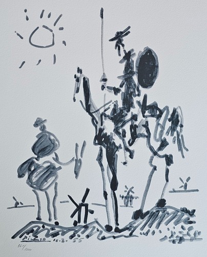Pablo picasso don quichotte - picasso,