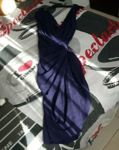 Robe bleue marine lanvin - robe,