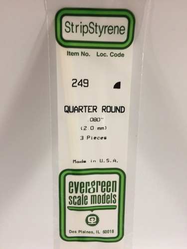 Quart rond 0x350mm - rond, 2.0x350mm