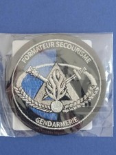 GENDARMERIE - ECUSSON BRODE - SECOURISME - FORMATEUR