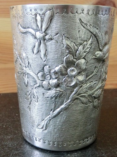 Belle timbale argent massif - timbale,
