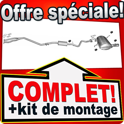 Système échappement pour - d'échappement,