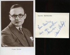Pierre BERTIN PHOTOGRAPHIE sur CARTE 14*9 avec AUTOGRAPHE sur CARTE  