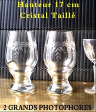 CRISTAL TAILLÉ 2 GRANDS