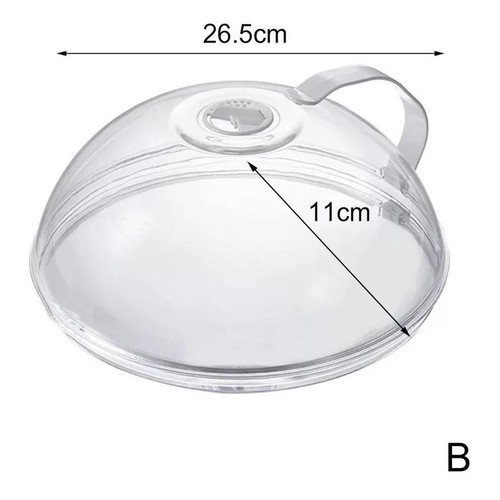 Tall glass microwave splatter - glass,
