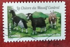 TIMBRE FRANCE LA ROVE LES CHÈVRES DE NOS RÉGIONS