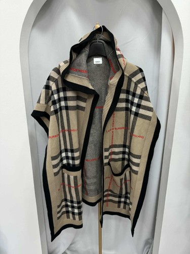 Burberry poncho capuche - burberry,