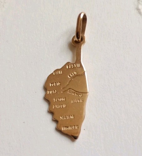 Pendentif corse plaqué - pendentif,