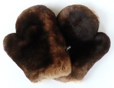 Gants En Fourrure En Peau De