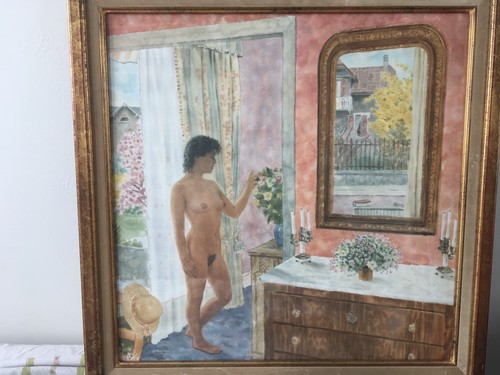 Aquarelle pascal hayot nu - hayot, "nu