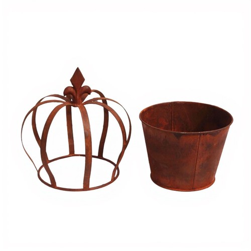 Ancien pot plantes fer - ancien,