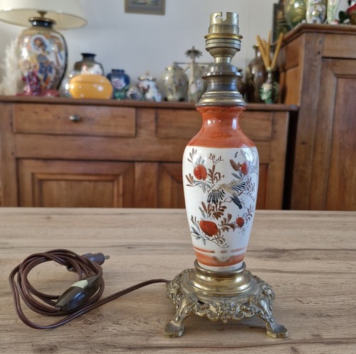 Ancienne lampe porcelaine - lampe,