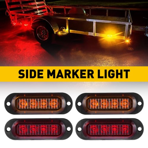 Truck trailer red amber - truck, led