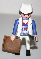 PLAYMOBIL 4412 3254 HOMME VESTE BLANCHE BOUCHER CAFE BAR VIE CITADINE