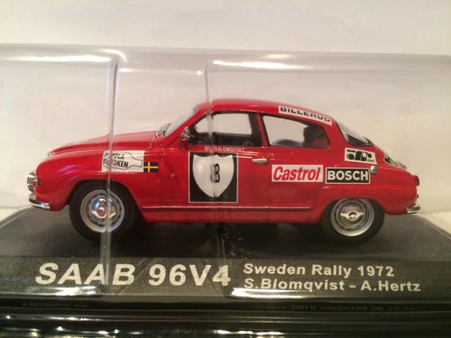 Saab 96v4 sweden rally 1972 - saab,