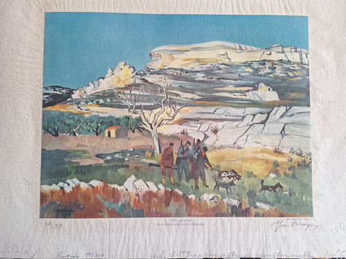 Lithographie originale signée - lithographie,