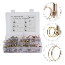  42 Pcs Serre Joints À Tuyaux Assortiment Collier De Serrage Inox