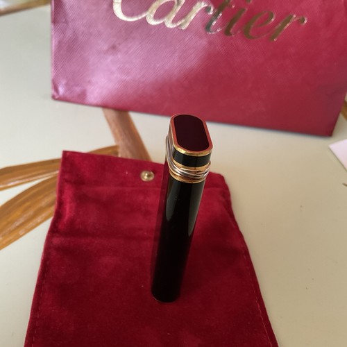Briquet cartier laqué noir - noir, et