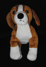 ? Peluche doudou chien beagle IKEA Gosig beige blanc marron 31 cm TTBE