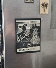 Grand Magnet Horloge pendule TÉLÉAVIA PANORAMIC P111 