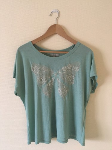 Shirt vert eau zara - eau, m