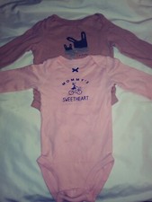 Carter's & Gap 6M Girl 2 Shirt Long Sleeve and 2 pants