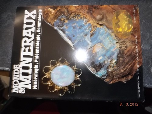 Revue monde mineraux - revue,