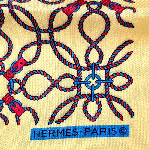 Hermes soie carre pochette - 45,