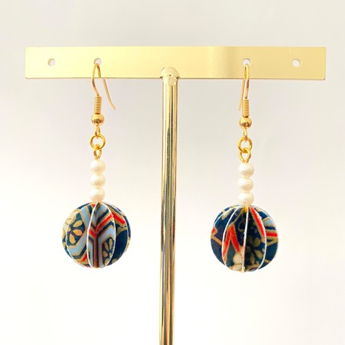 Boucles oreilles kusudama - boucles,